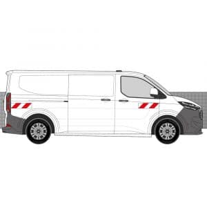 Alternative view of Kit Rouge-Blanc CL. B Standard - FORD Transit Custom 2 Portes (2023)